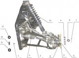 ODES 400CC ATV Front suspension system